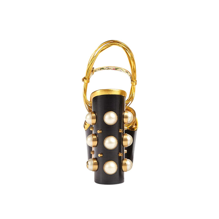 VIVAE Pearl Embellished Platform Sandals