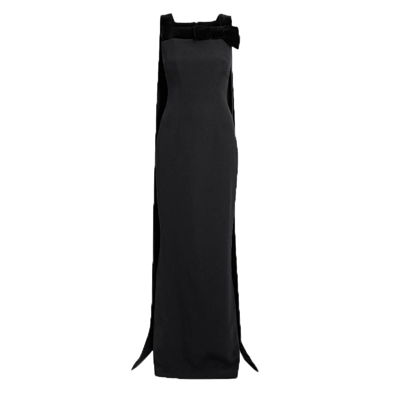 MELLU Sleeveless Maxi Evening Dress Gown