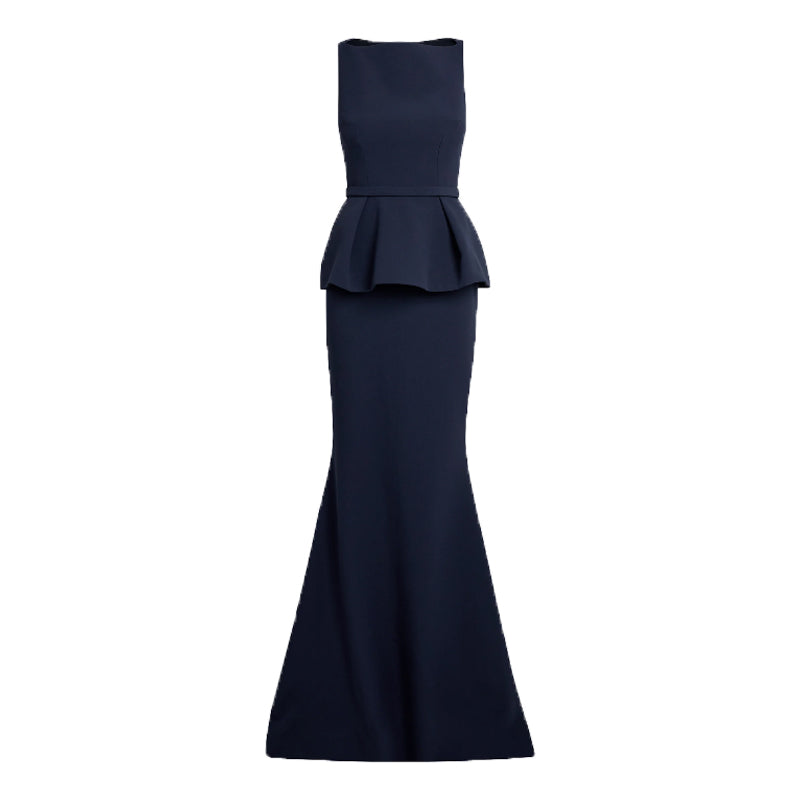 BENAV Sleeveless Maxi Evening Dress Gown