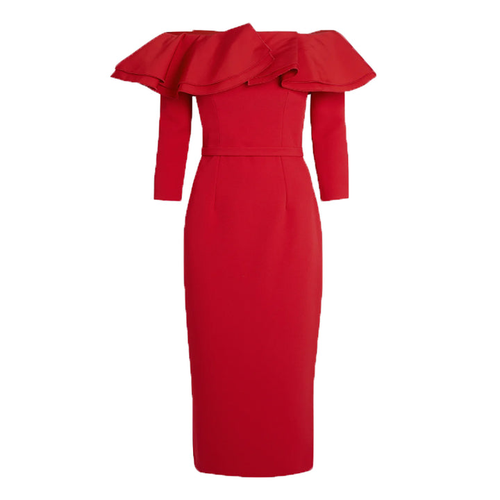 FENTI Off-Shoulder Evening Dress Gown