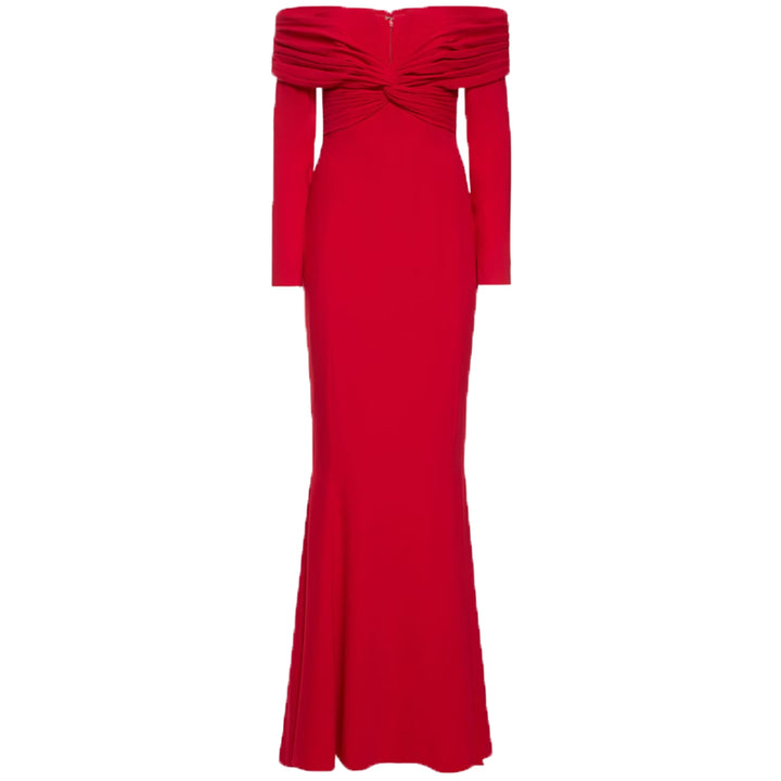 LUNCA Off-Shoulder Evening Dress Gown