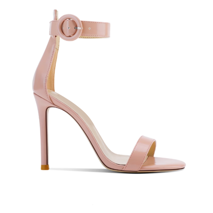 LEFAI Ankle Strap High Heel Sandals - 10cm