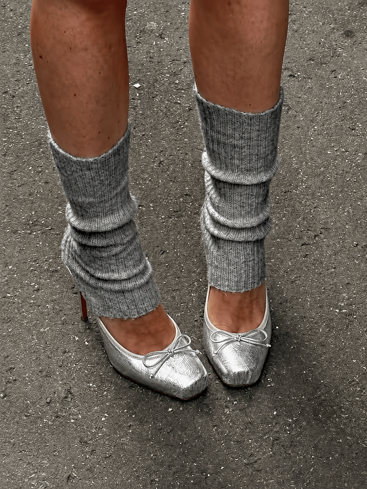 ARABELLA BALLET STYLE MULES BALLETCORE HIGH HEELS PUMPS - 10CM