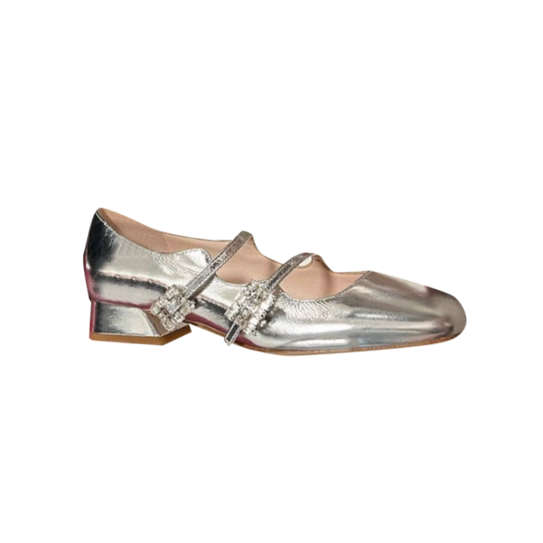 BUIVI Diamante Buckled Mary Janes Shoes - 3cm