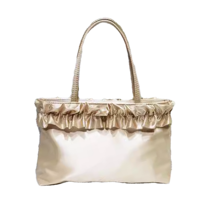 CAVIE Ruffled Tote Bag