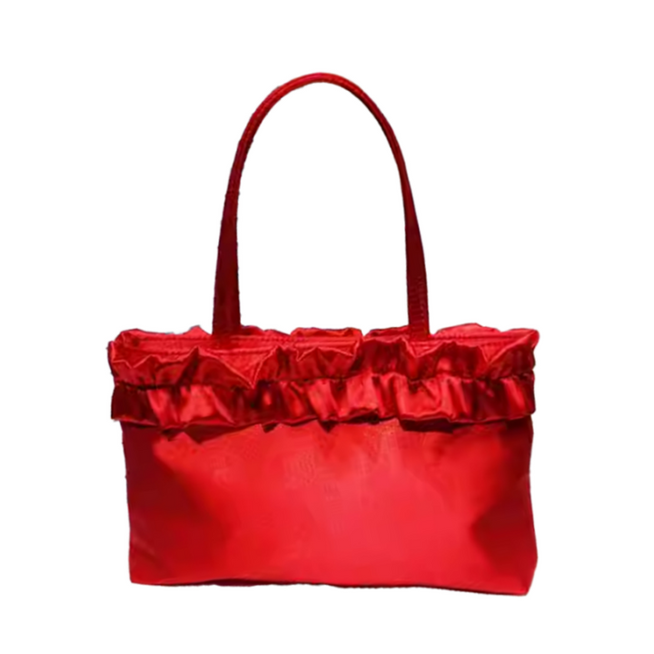 CAVIE Ruffled Tote Bag