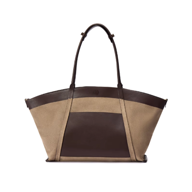 CAVLE Leather Oversized Tote Bag