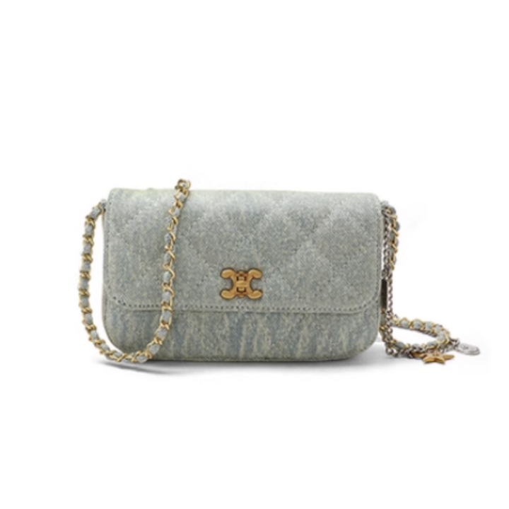 CAVRB Metal Lock Cross Body Bag