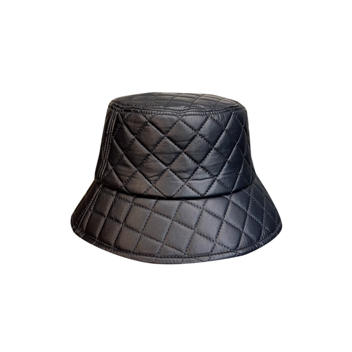 CERUI Quilted Leather Hat