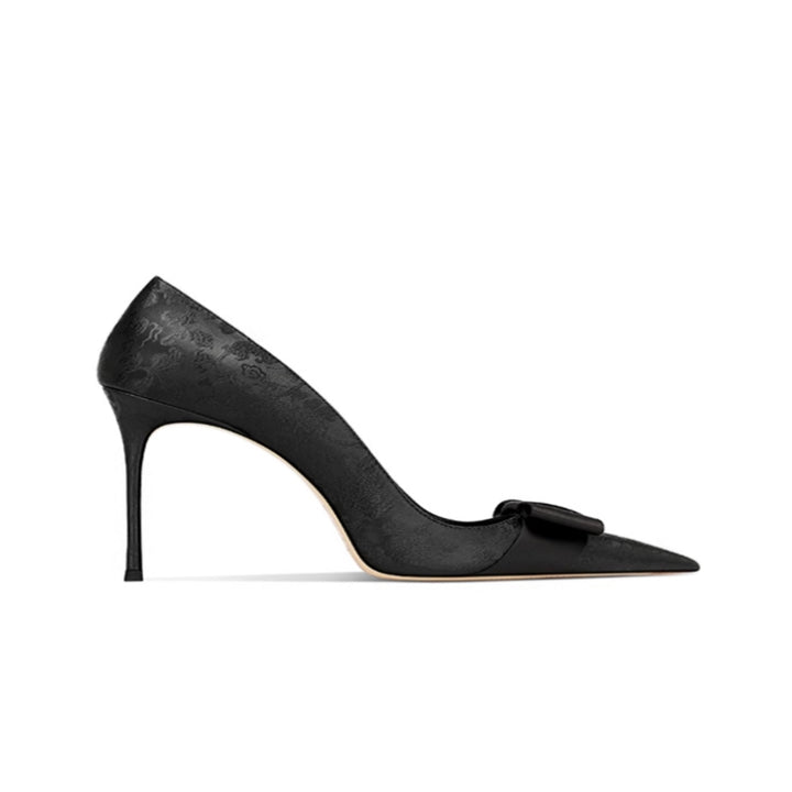 COSET Bow Mid Heel Pumps - 6cm