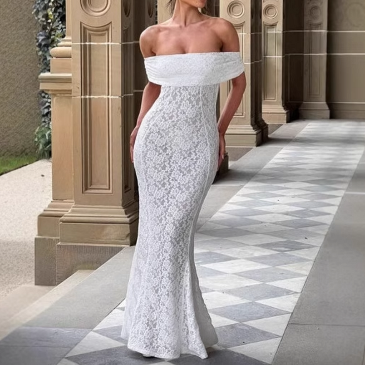 COVTA Off-Shoulder Long Dress