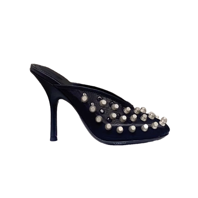 CUEDA Studded Mules Sandals