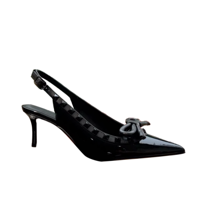 DALVA Studded Mid Heel Sandals - 7cm