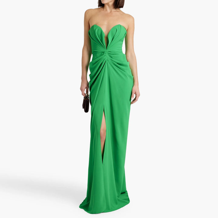 DELBA Slip Tube Evening Dress Gown