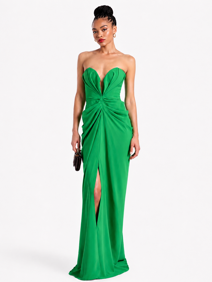 DELBA Slip Tube Evening Dress Gown