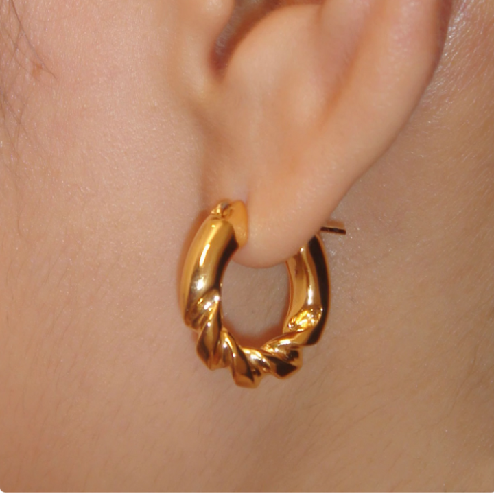 DELRI Ring Earrings - Pair