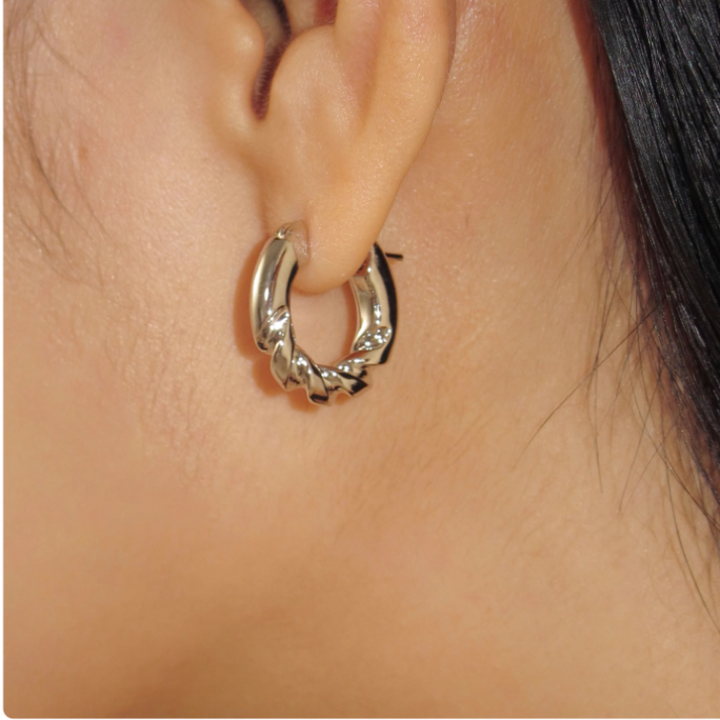 DELRI Ring Earrings - Pair