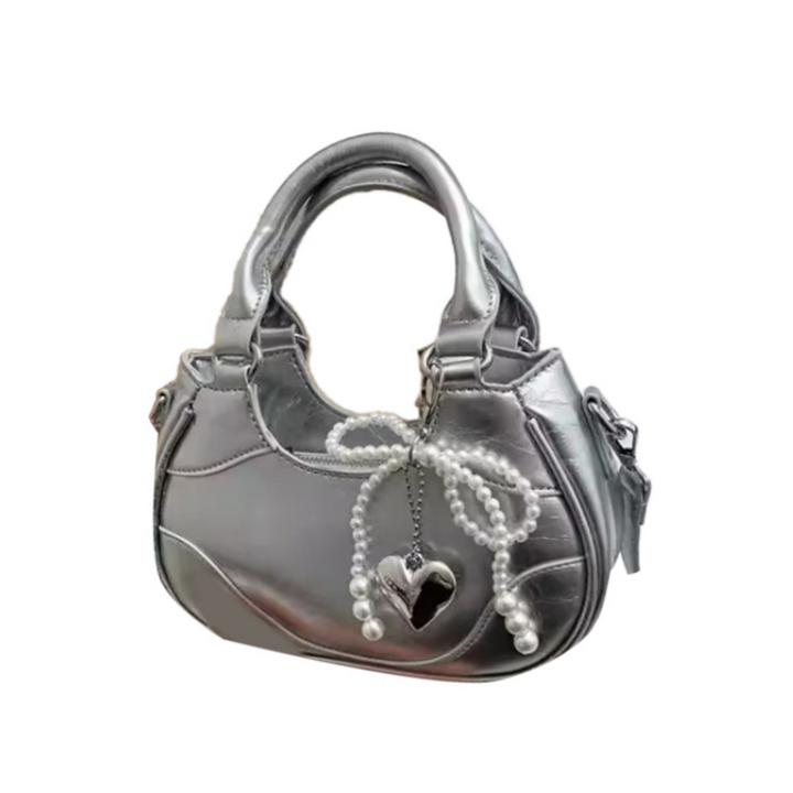 FAMRI Pearl Bow Tote Bag