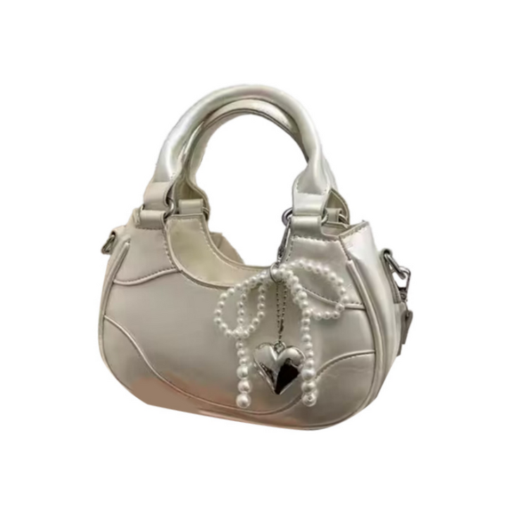 FAMRI Pearl Bow Tote Bag