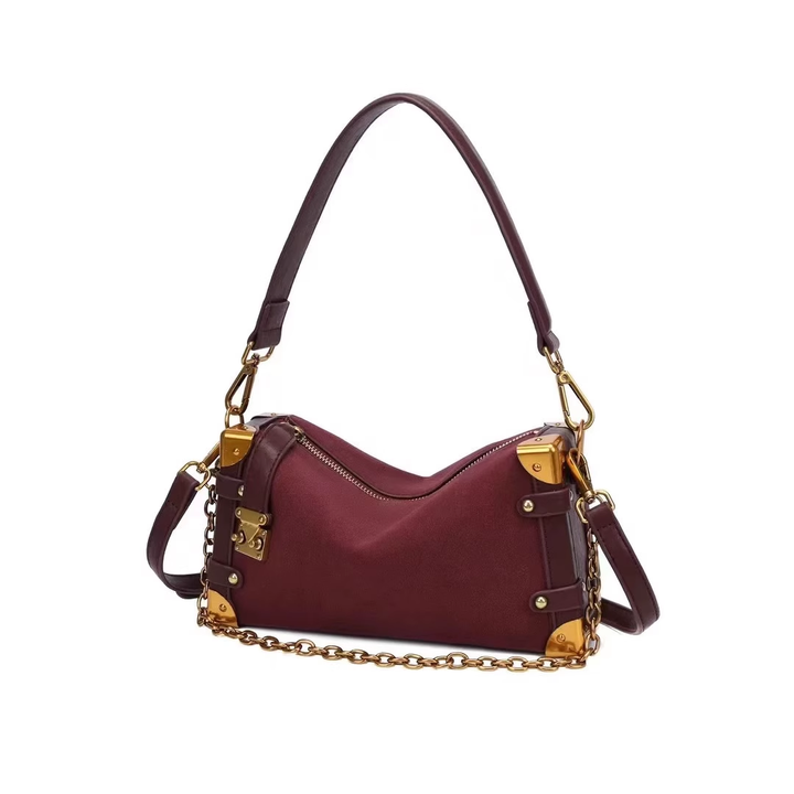 FEVRS Metal-Plated Cross Body Bag