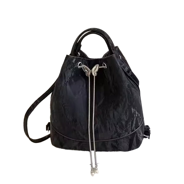 FUDRA Draw-Strings Bucket Bag