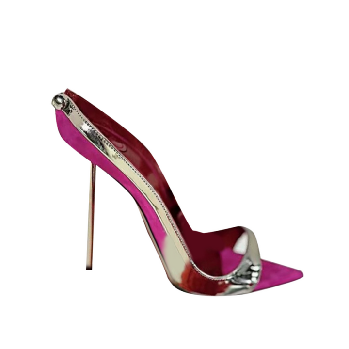 FUTRA Patent Leather High Heel Sandals