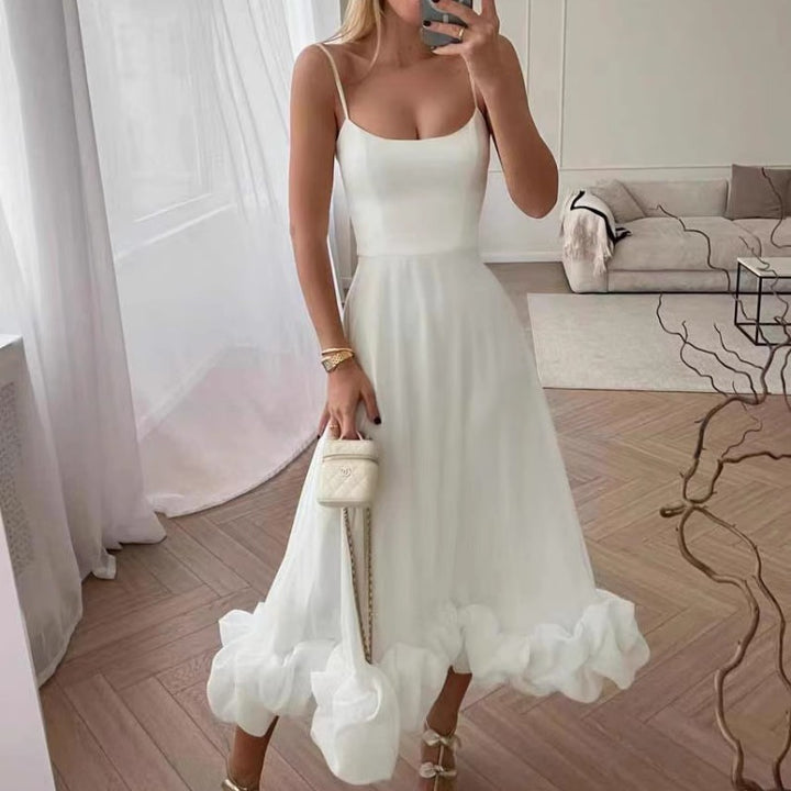 GELCI Ruffled Hem Cami Dress