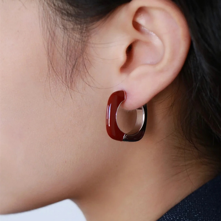 GELRI Bi-Color Earrings - Pair