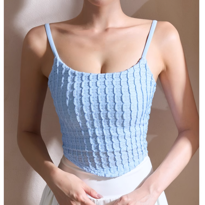 GELTA Yoga Pilates Dri-Fit Fitted Sports Bra