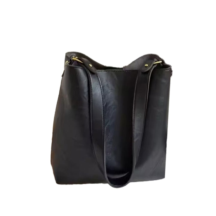 HARET Leather Bucket Bag