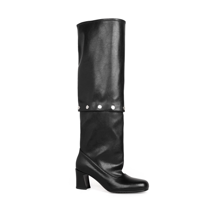 HAROT Studded Knee High Boots