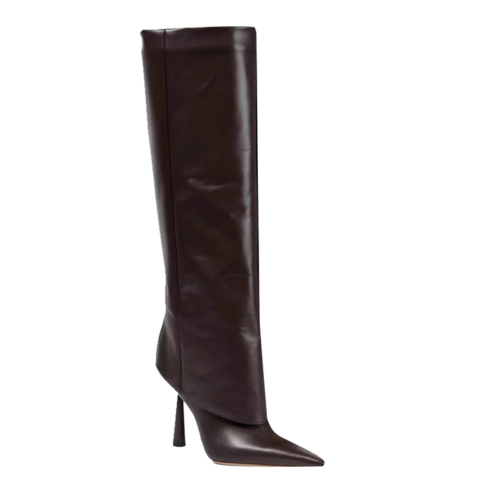 HASGI Stiletto Heel Knee High Boots