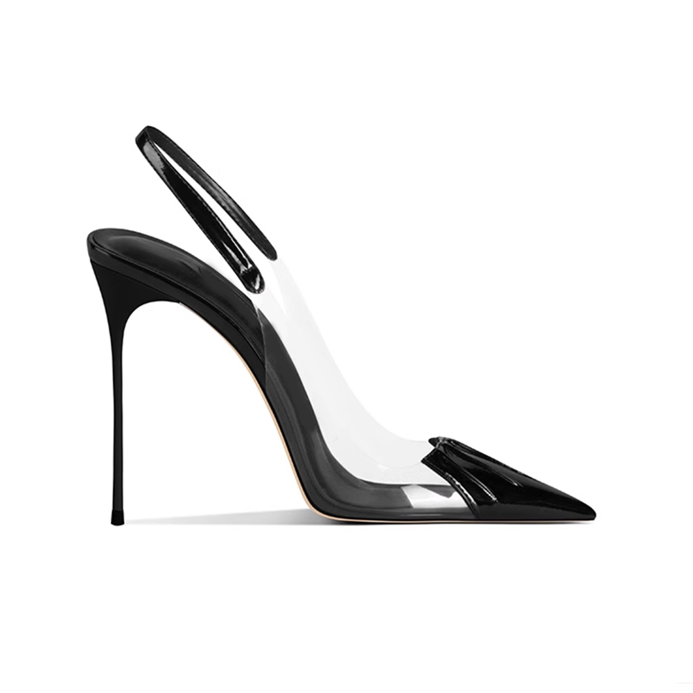HAZEI PVC High Heel Sandals - 10cm
