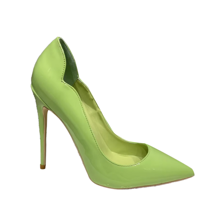 HEDOV Patent Leather High Heel Pumps - 10cm