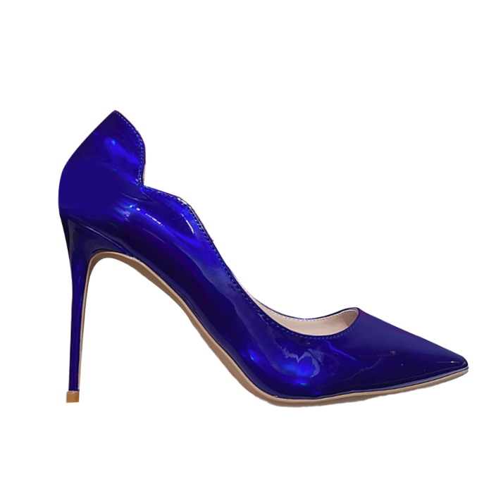 HEDOV Patent Leather High Heel Pumps - 10cm