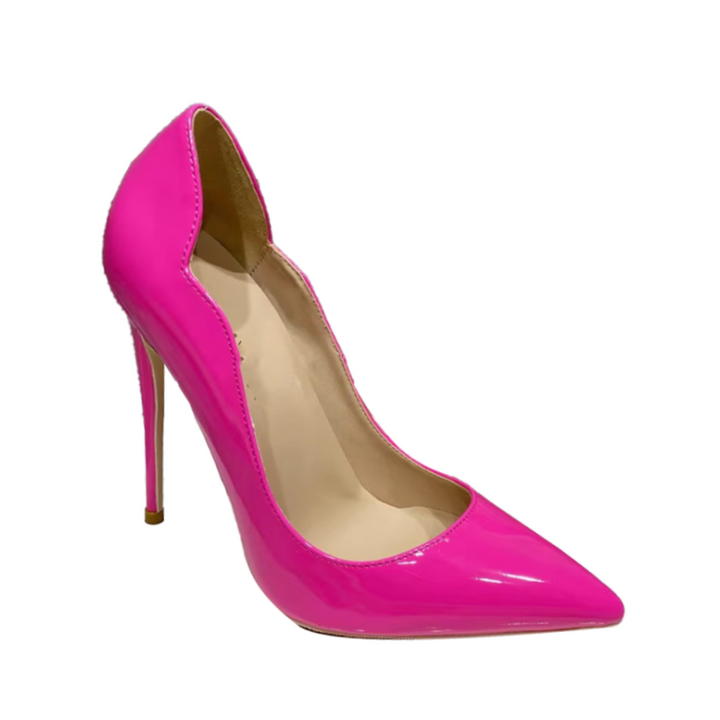 HEDOV Patent Leather High Heel Pumps - 10cm