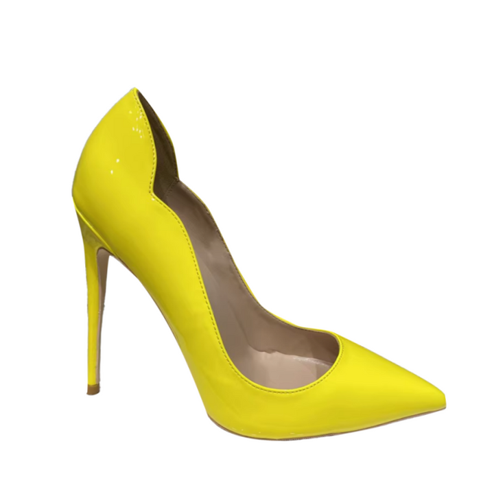 HEDOV Patent Leather High Heel Pumps - 10cm