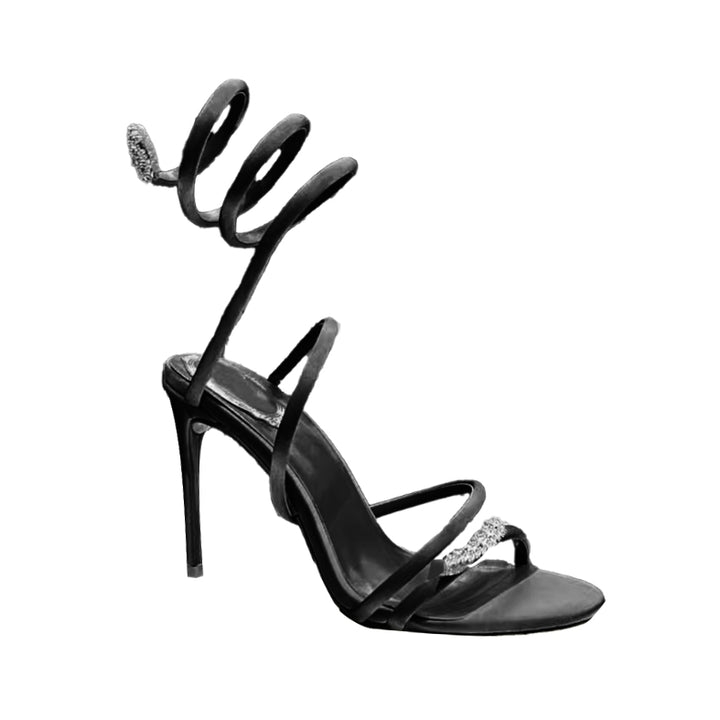 HELOS Diamante Wrap High Heel Sandals