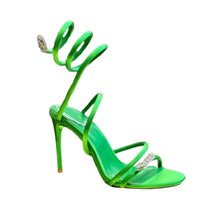 HELOS Diamante Wrap High Heel Sandals