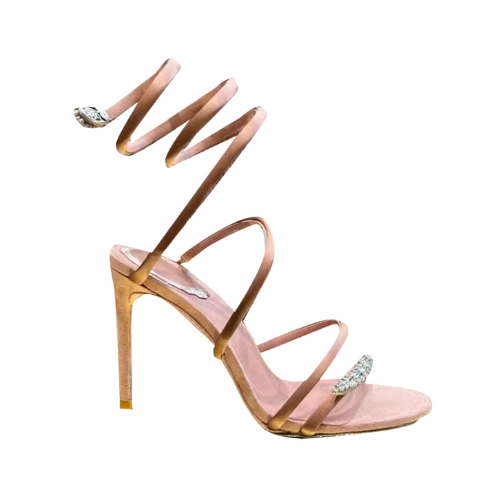 HELOS Diamante Wrap High Heel Sandals