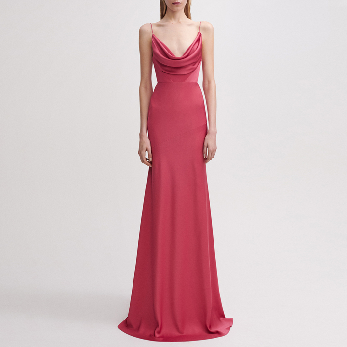 HESIR Cami Maxi Evening Dress Gown