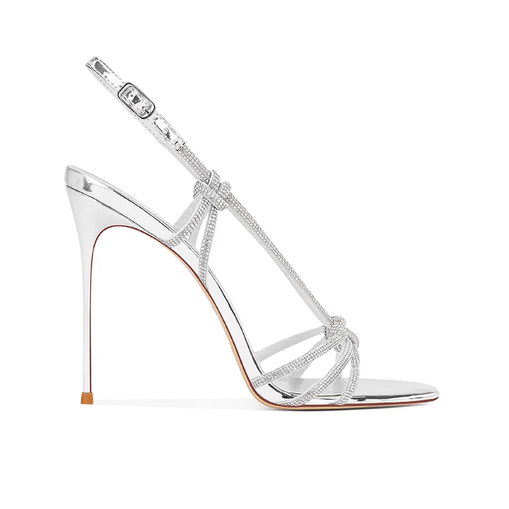 HESRA Diamante High Heel Sandals - 10cm