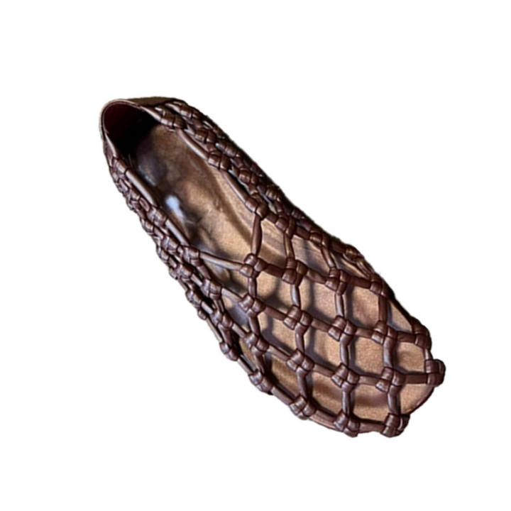 HESVA Cut Out Ballet Shoes