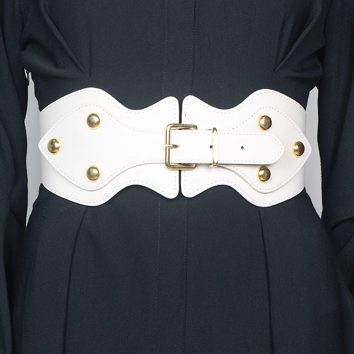 HEVIC Studded Buckled Girdle Belt