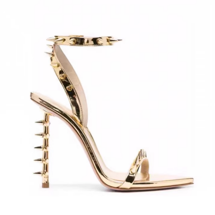 HEVTC Spikes High Heel Sandals