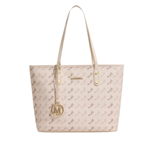 HRUVA Printed Leather Oversized Tote Bag