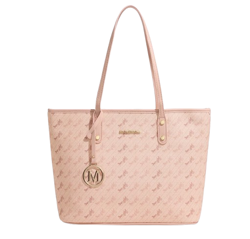 HRUVA Printed Leather Oversized Tote Bag