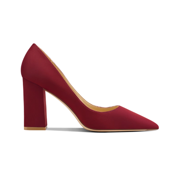 HUITO Block Heel Pumps - 8cm