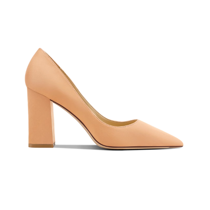 HUITO Block Heel Pumps - 8cm