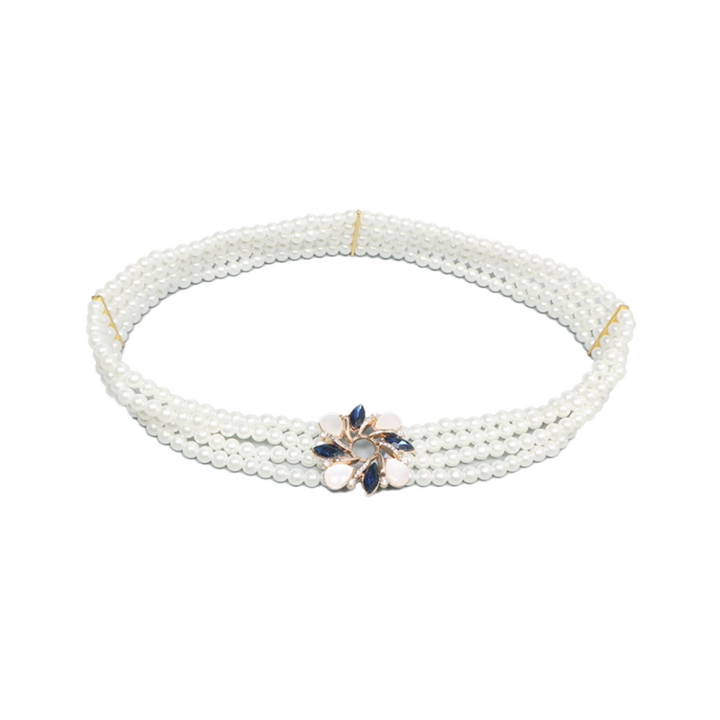 JARSA Pearl Diamante Girdle Belt